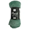Image de Plaid flanelle - 125 x 150 cm - Vert