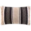 Image de Coussin Déco "mirage" 30x50cm Naturel & Noir