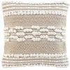 Image de Coussin Déco Blanca 40x40cm Naturel & Blanc
