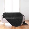 Image de Plaid Flanelle Uni "arya" 180x220cm Noir