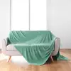 Image de Plaid Flanelle Uni "arya" 180x220cm Sauge