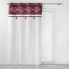 Image de Rideau à  illets Heidi 140x240cm Blanc & Rouge
