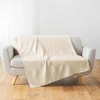 Image de Plaid Uni En Coton "lucile" 220x240cm Naturel