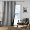 Image de Rideau à oeillets isolant thermique 140 x 260 cm jacquard Polarine Gris
