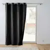 Image de Rideau Isolant Velours "polarchic" 140x260cm Noir