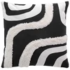 Image de Housse De Coussin Déco "mirade" 40x40cm Noir