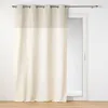 Image de Rideau tamisant 140 x 240 cm coton recyclé + fils coupés Linechic Naturel