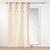 Image de Rideau À  illets Pompons "izigold" 140x240cm Beige