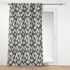 Image de Rideau à oeillets 140 x 260 cm polyester imprimé Ikari   Noir
