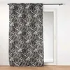 Image de Rideau tamisant 140x260 cm oeillets polyester imprimé Cabana noir - DOUCEUR DINTÉRIEUR