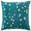 Image de Coussin Déco Imprimé "sakura" 45x45cm Vert Emeraude