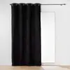 Image de Rideau À  illets Bouclette "wooly" 140x240cm Noir
