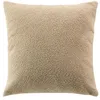 Image de Coussin déhoussable en bouclette unie Beige 45x45 cm