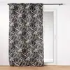 Image de Rideau À  illets Imprimé "cabana" 140x280cm Noir