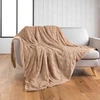 Image de Plaid Imitation Fourrure "foxy" 180x220cm Sable