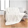 Image de Plaid imitation fourrure foxy 180x220cm naturel 1612123-naturel