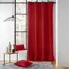 Image de Rideau à oeillets 135 x 260 cm   polycoton   Twily Rouge