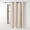 Image de Rideau petite hauteur 135 x 180 cm coton/polyester recyclé Twily Beige