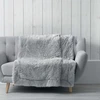 Image de Plaid Imitation Fourrure Uni "marilou" 180x220cm Gris