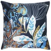Image de Housse De Coussin Velours "inoa" 40x40cm Bleu & Or