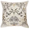 Image de Housse de Coussin Imprimé Malaga 40x40cm Naturel