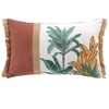 Image de Coussin Déco Franges "palmanova" 30x50cm Multicolore