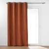 Image de Rideau Wooly bouclette 140 x 240 cm    illets métalliques   Terracotta tamisant