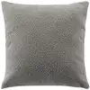 Image de Coussin Déco Bouclette "wooly" 45x45cm Gris