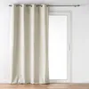 Image de Rideau velours tamisant 140 x 260 cm avec oeillets - Beige - DOUCEUR DINTÉRIEUR