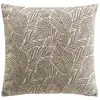 Image de Housse De Coussin Jacquard "vivo" 40x40cm Taupe