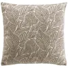 Image de Housse de Coussin Jacquard Vivo 40x40cm Taupe