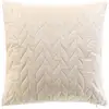 Image de Housse De Coussin En Velours "daisy" 40x40cm Naturel
