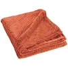 Image de Plaid Uni En Flanelle "nelia" 125x150cm Terracotta