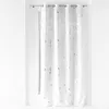 Image de Rideau Déco à  illets Bloomy 140x280cm Blanc