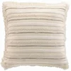 Image de Coussin Déco À Franges "atlas" 60x60cm Naturel