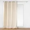 Image de Rideau À  illets Tufté "inca" 140x240cm Beige