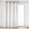Image de Rideau a oeillets 140 x 260 cm polyester imprime metallise Majestia