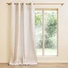 Image de DOUCEUR DINTÉRIEUR - Rideau tamisant 140 x 240 cm beige imprimé Saharis oeillets