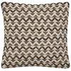 Image de Coussin - Louméo - 40x40cm - Noir - Déhoussable - Motif fantaisie avec fils métallisés