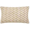 Image de Coussin déco 30x50 cm Louméo naturel - coton/polyester déhoussable zippé Oeko Tex