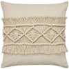 Image de Coussin Déco Macramé "samaya" 45x45cm Naturel