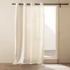 Image de Rideau à oeillets Winona 140 x 260 cm - Bouclette naturelle tamisante 100% polyester
