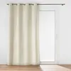 Image de Rideau Velours Relief Naturel 140 x 260 cm   Swing    illets
