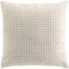 Image de Coussin Déco En Velours Relief "swing" 45x45cm Naturel