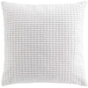 Image de Coussin Déco En Velours Relief "swing" 45x45cm Blanc