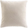 Image de Coussin Déco En Velours Relief "java" 45x45cm Naturel