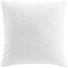 Image de Coussin Déco En Velours Relief "java" 45x45cm Blanc