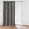 Image de Rideau oeillets 140 x 260 cm velours chenille Léo   Anthracite