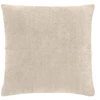 Image de Coussin Déco En Velours Chenillé "leo" 45x45cm Naturel