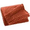 Image de Plaid Flanelle En Relief "mini Frosty" 125x150cm Terracotta